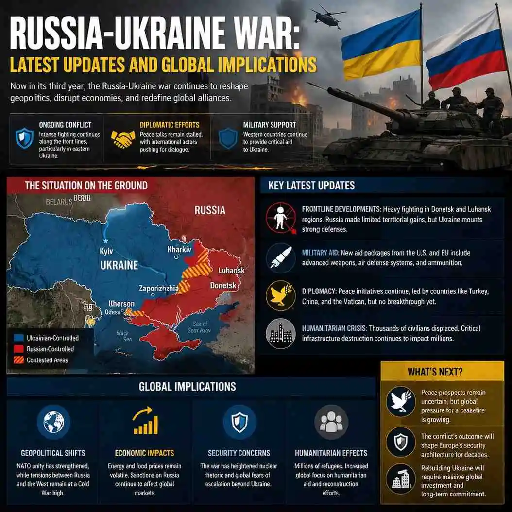 Russia-Ukraine war: Latest updates and global implications